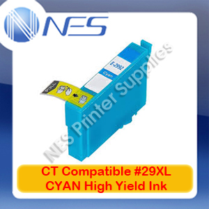 CT Compatible #29XL CYAN High Yield Ink Cartridge for Epson XP-235/XP-245/XP-432/XP-442 [C13T299292]